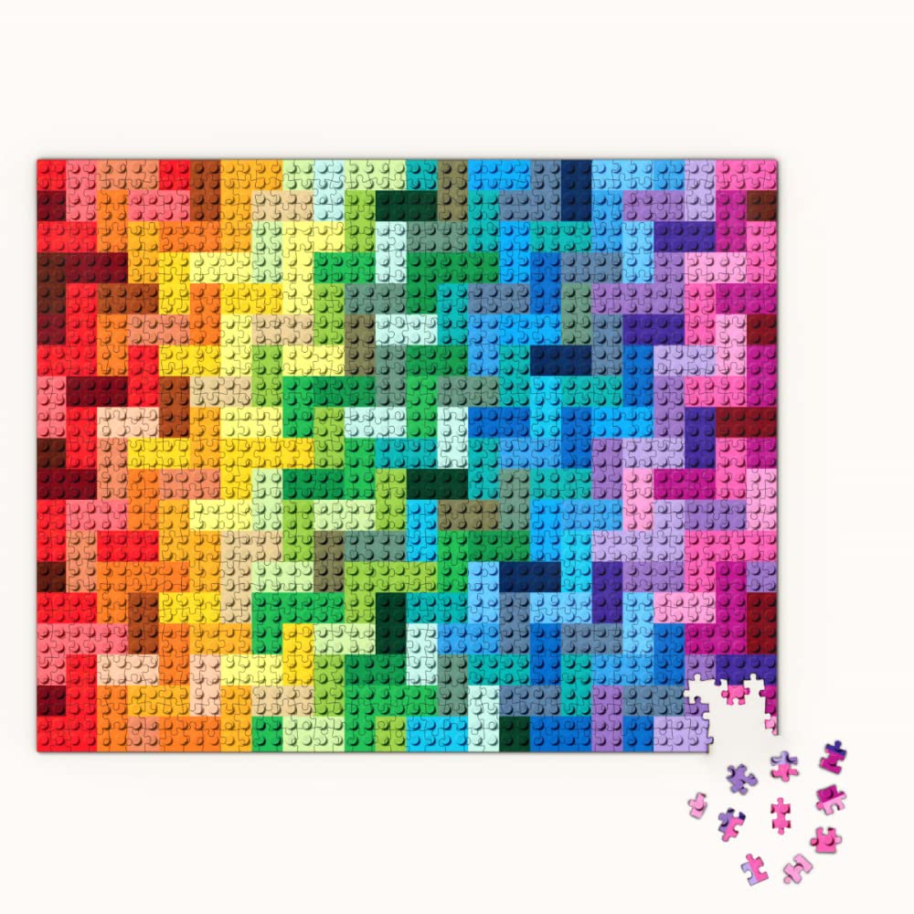 Amazon | レゴ 1000ピース パズル (Rainbow Brick Puzzle